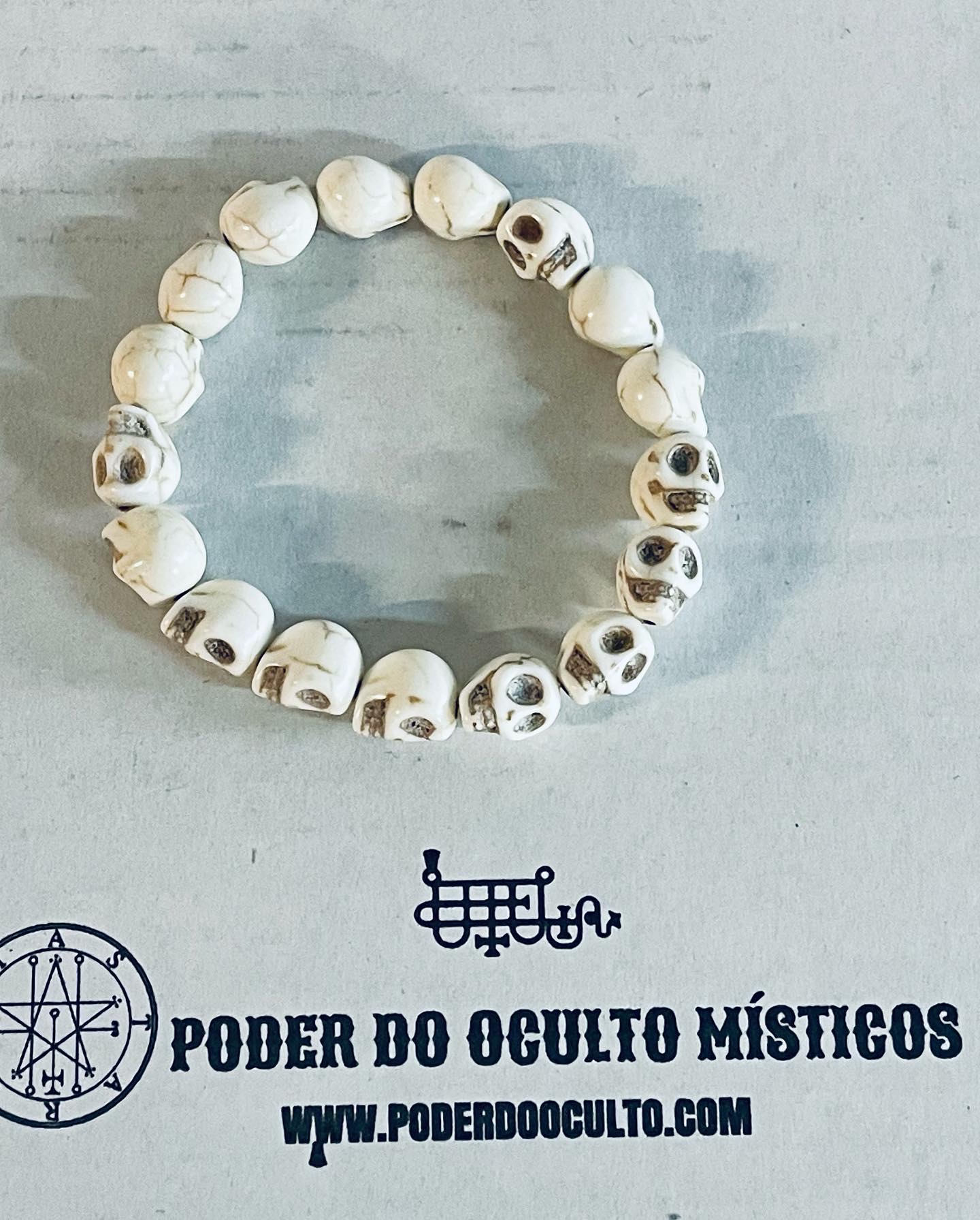 PULSEIRA CAVEIRA DE OSSO 