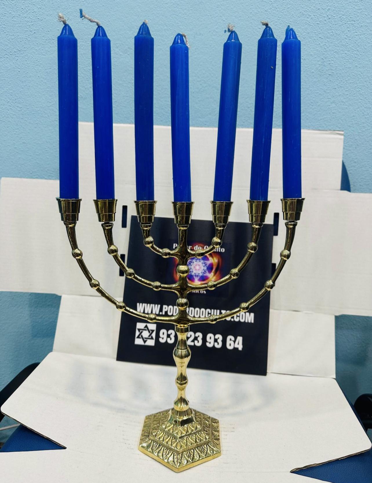 CANDELABRO 7 VELAS JUDAICO MENOR