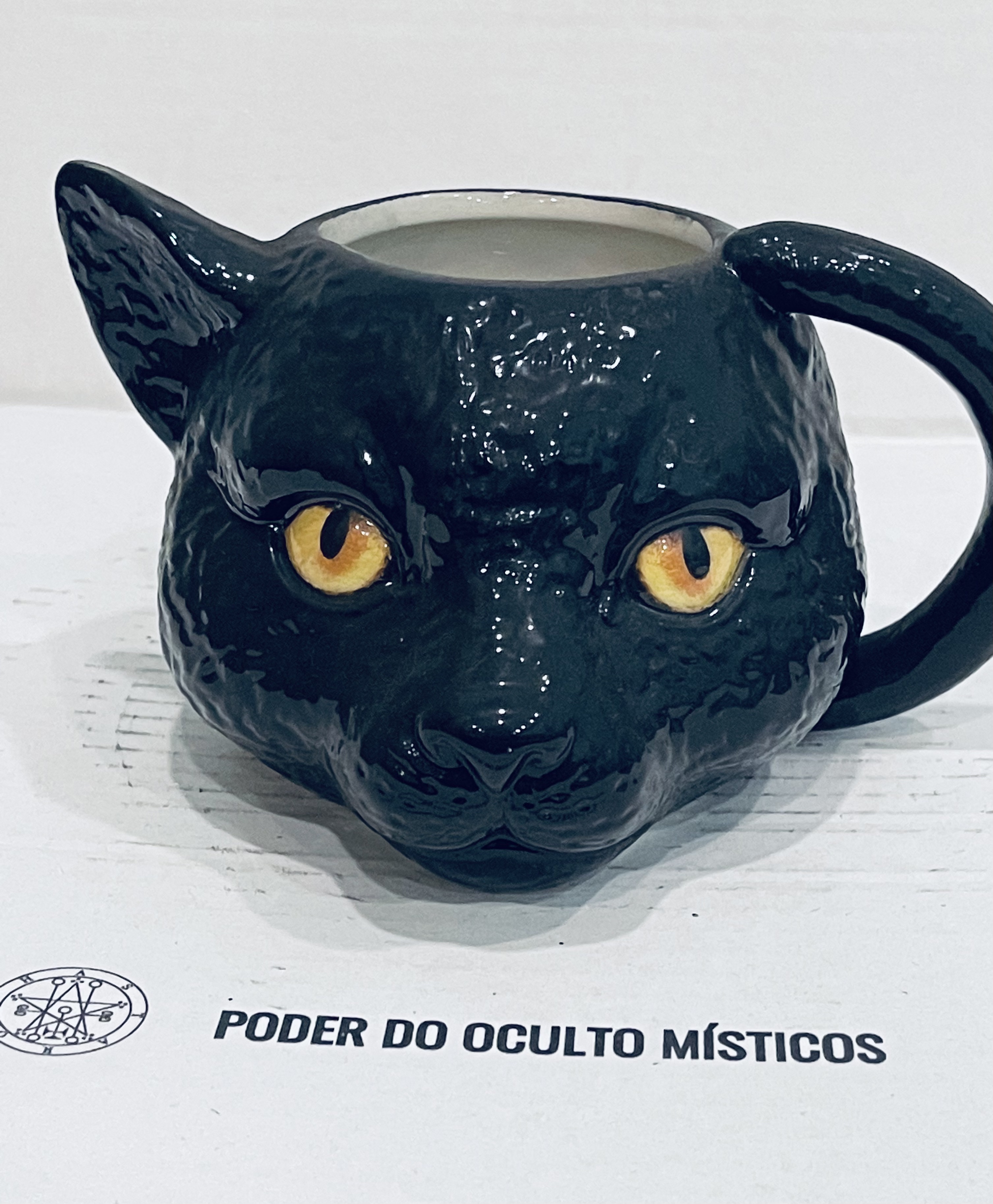 CANECA PORCELANA GATO