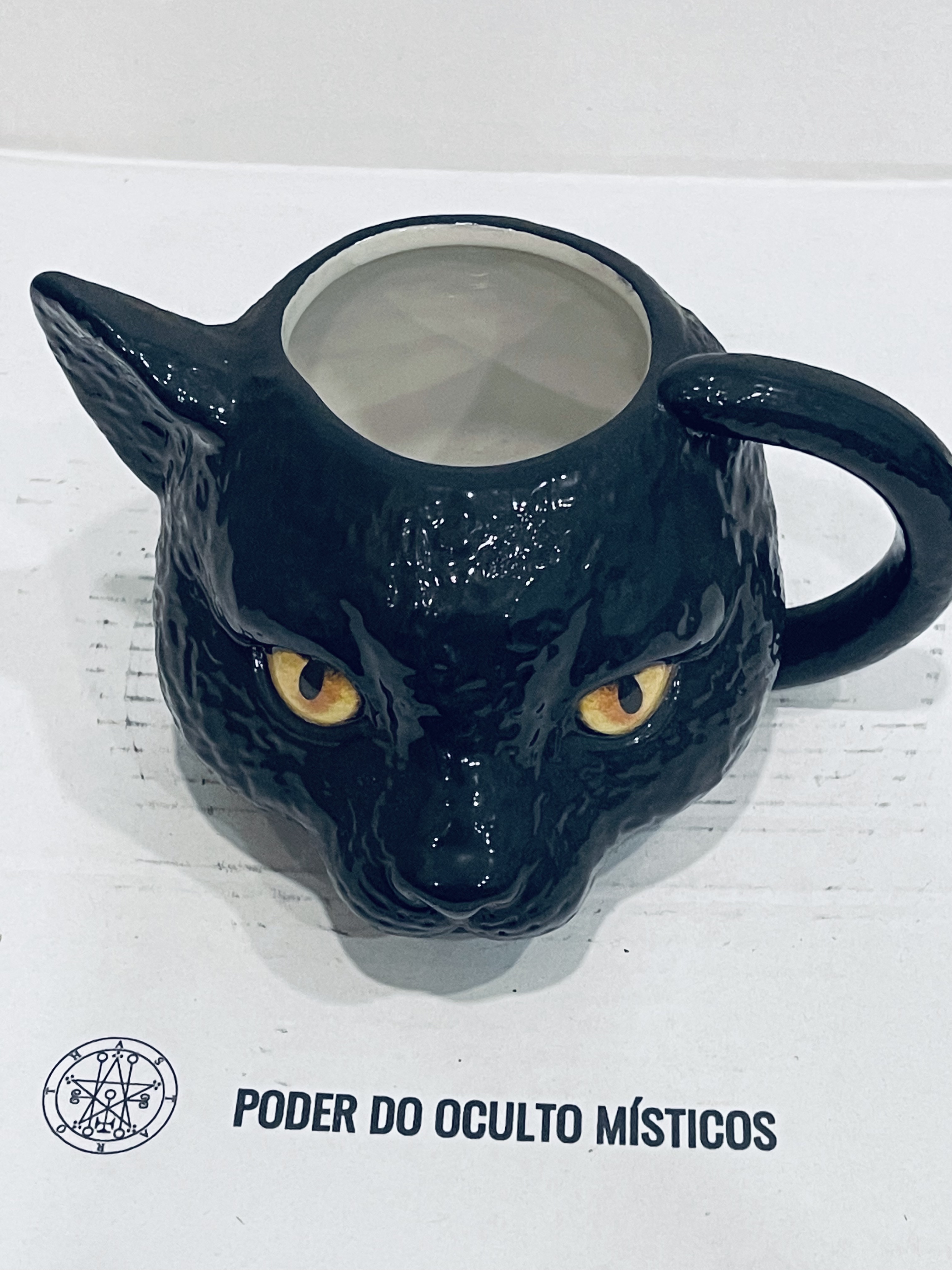 CANECA PORCELANA GATO