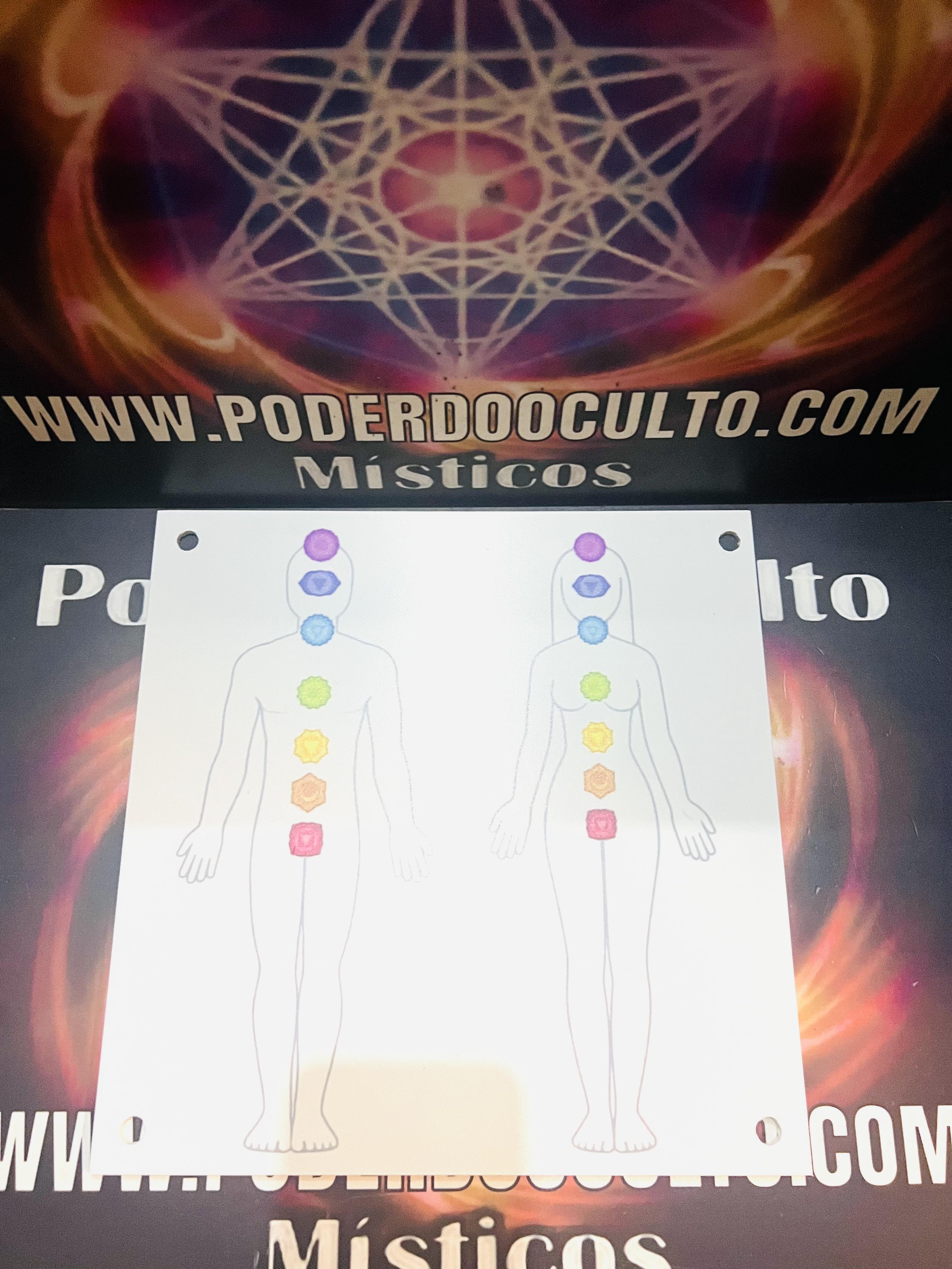 PLACA ALINHAMENTO CHAKRAS CASAL 