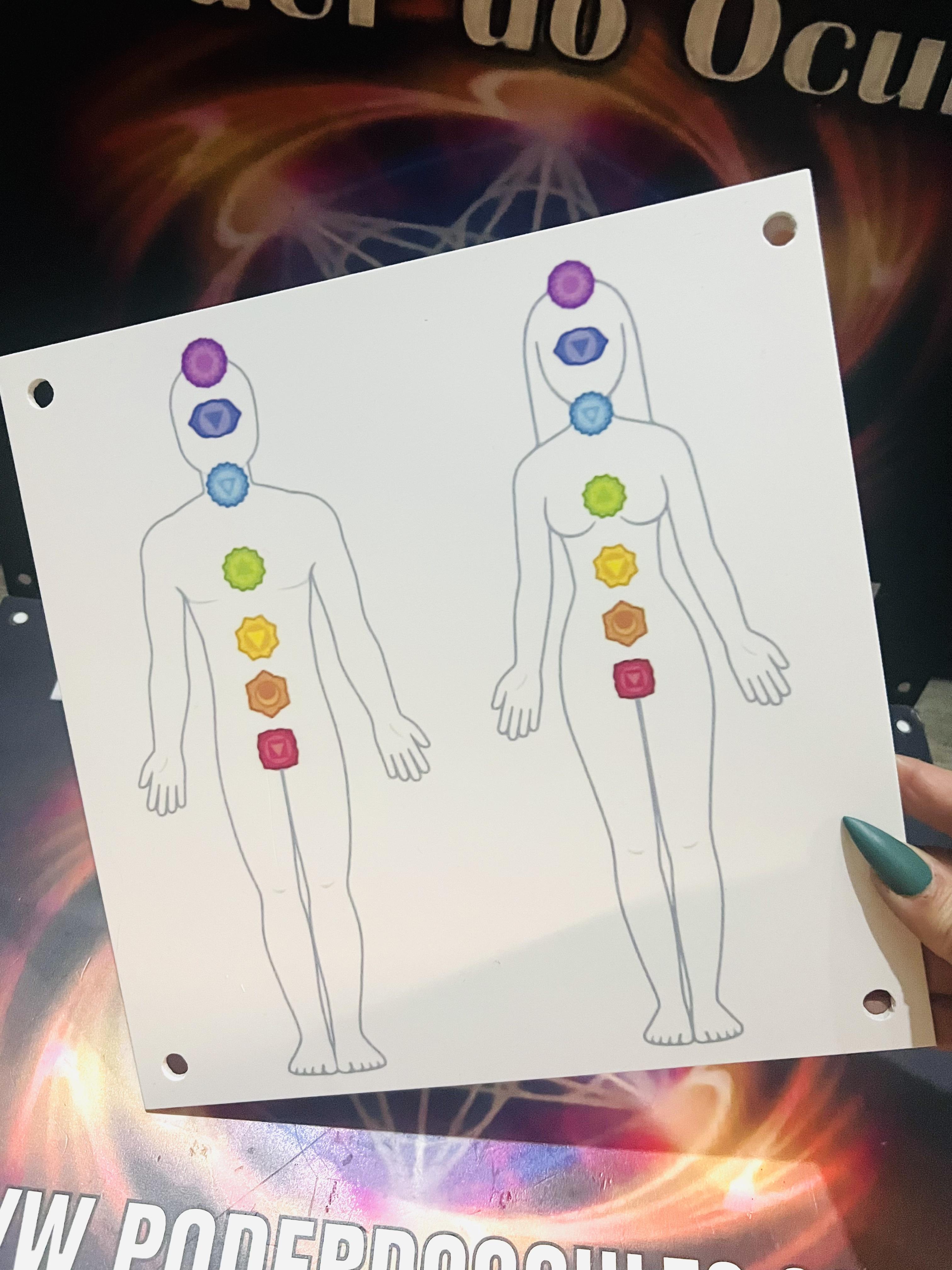 PLACA ALINHAMENTO CHAKRAS CASAL 