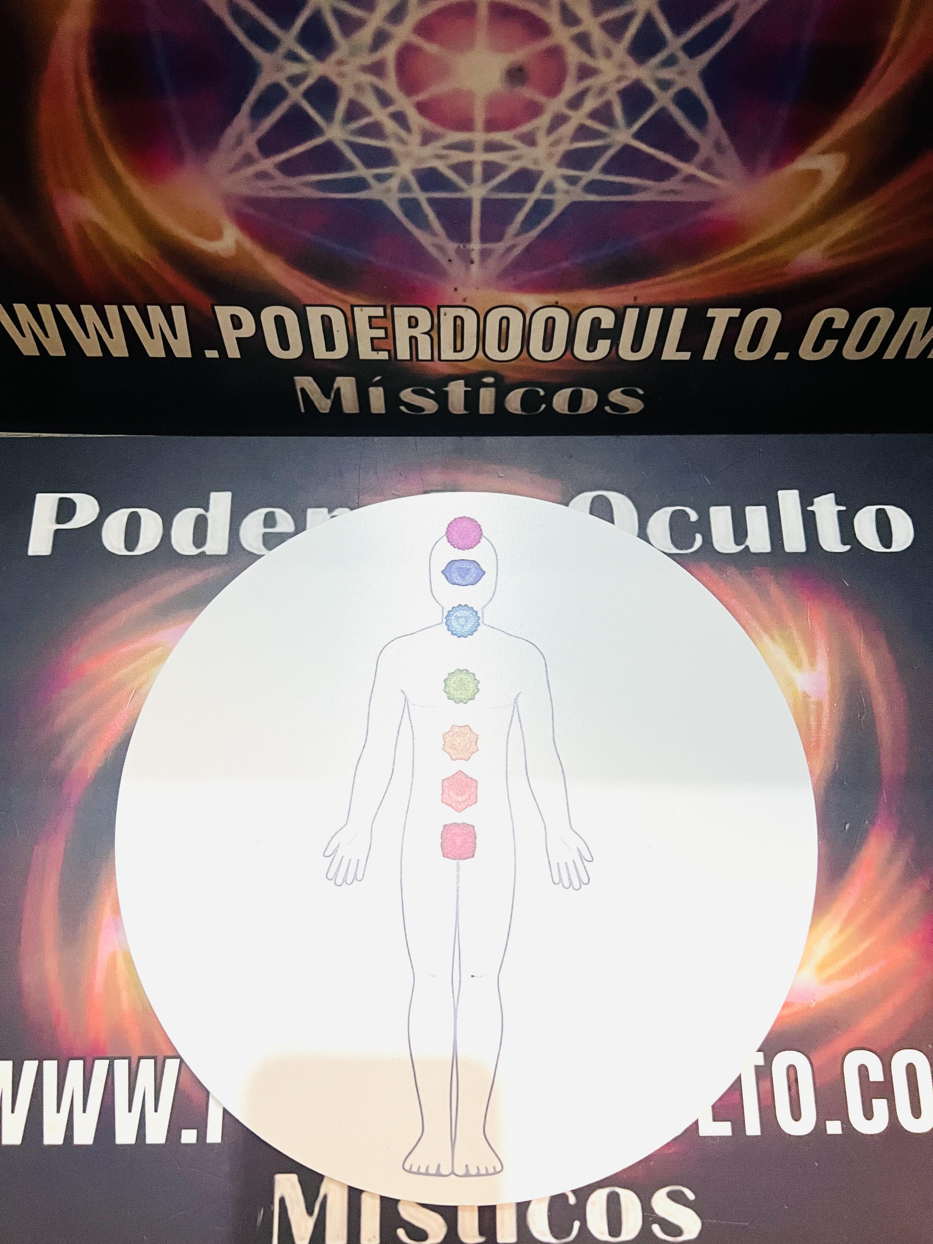 PLACA ALINHAMENTO CHAKRAS HOMEM