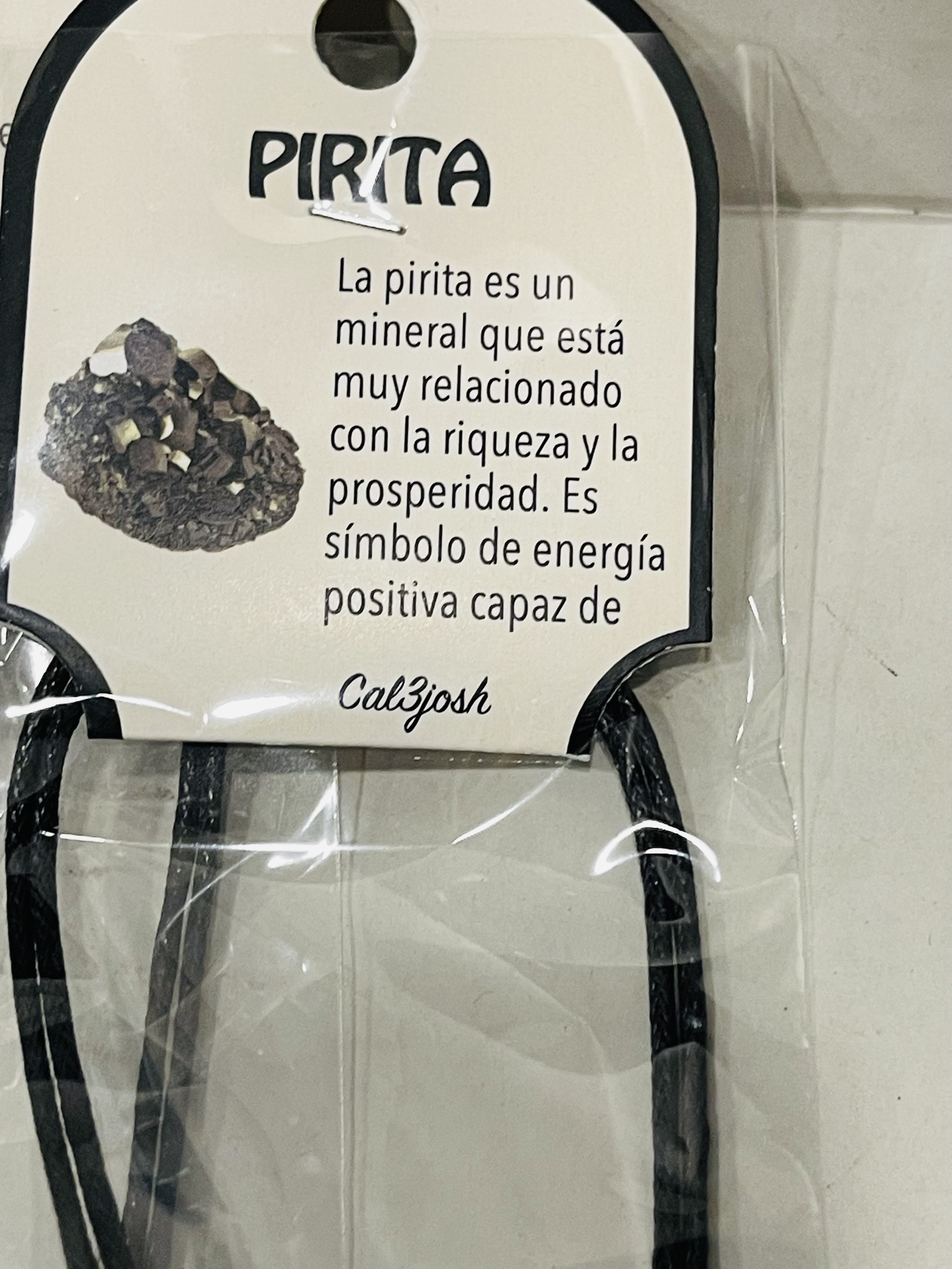 COLAR PEDRA PIRITA 