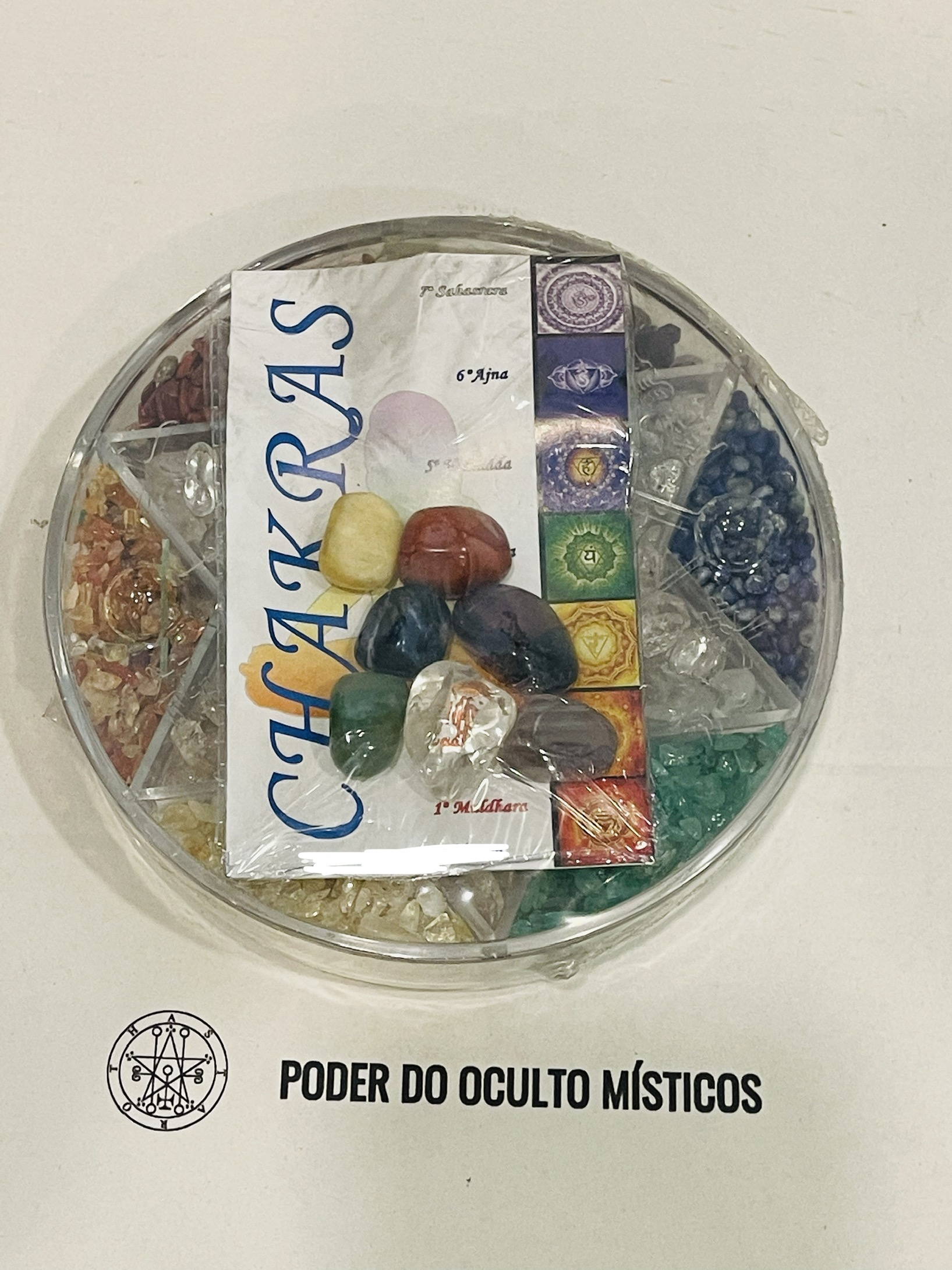 CAIXA PEDRAS CHAKRAS 