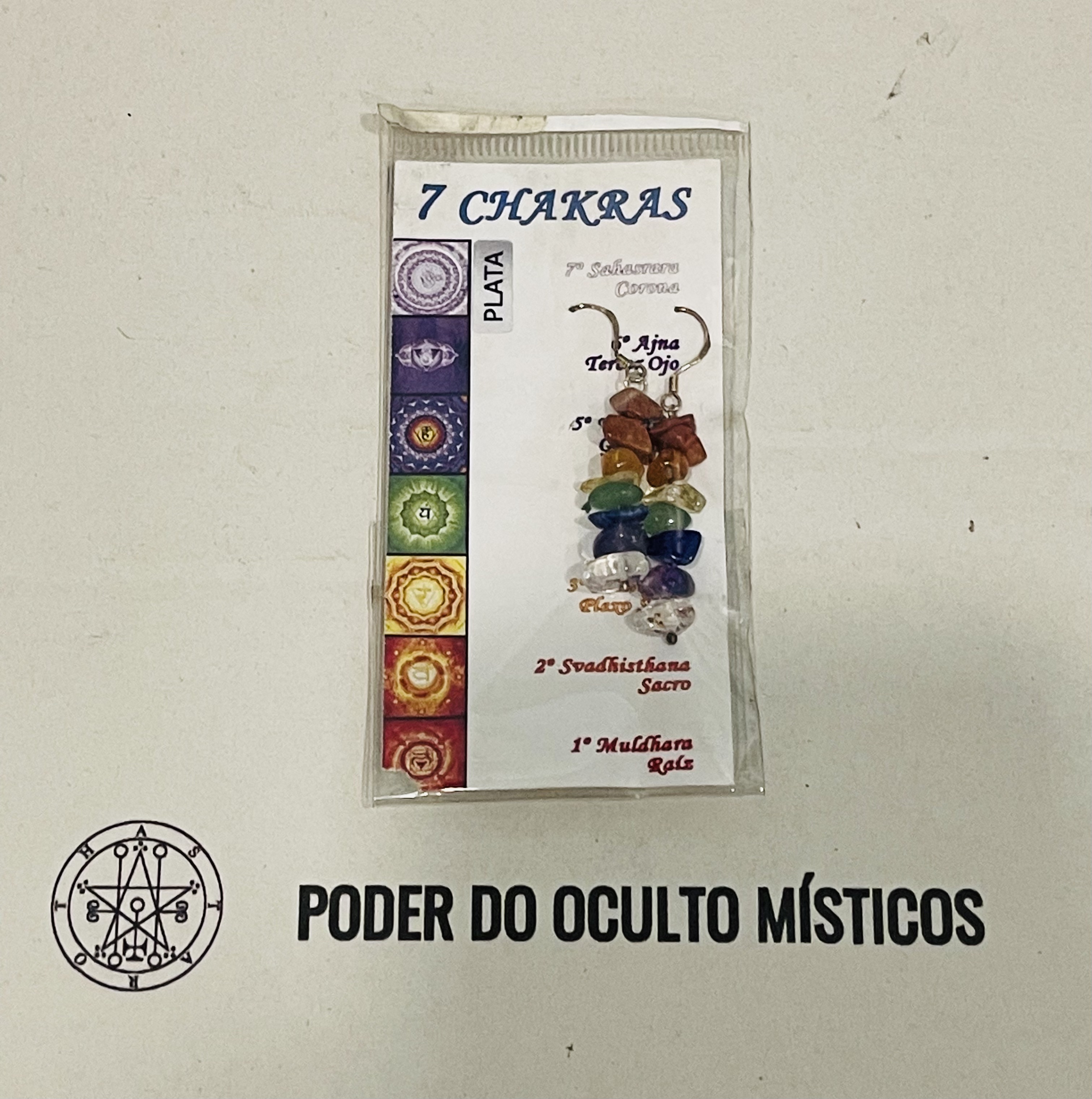 BRINCOS 7 CHAKRAS