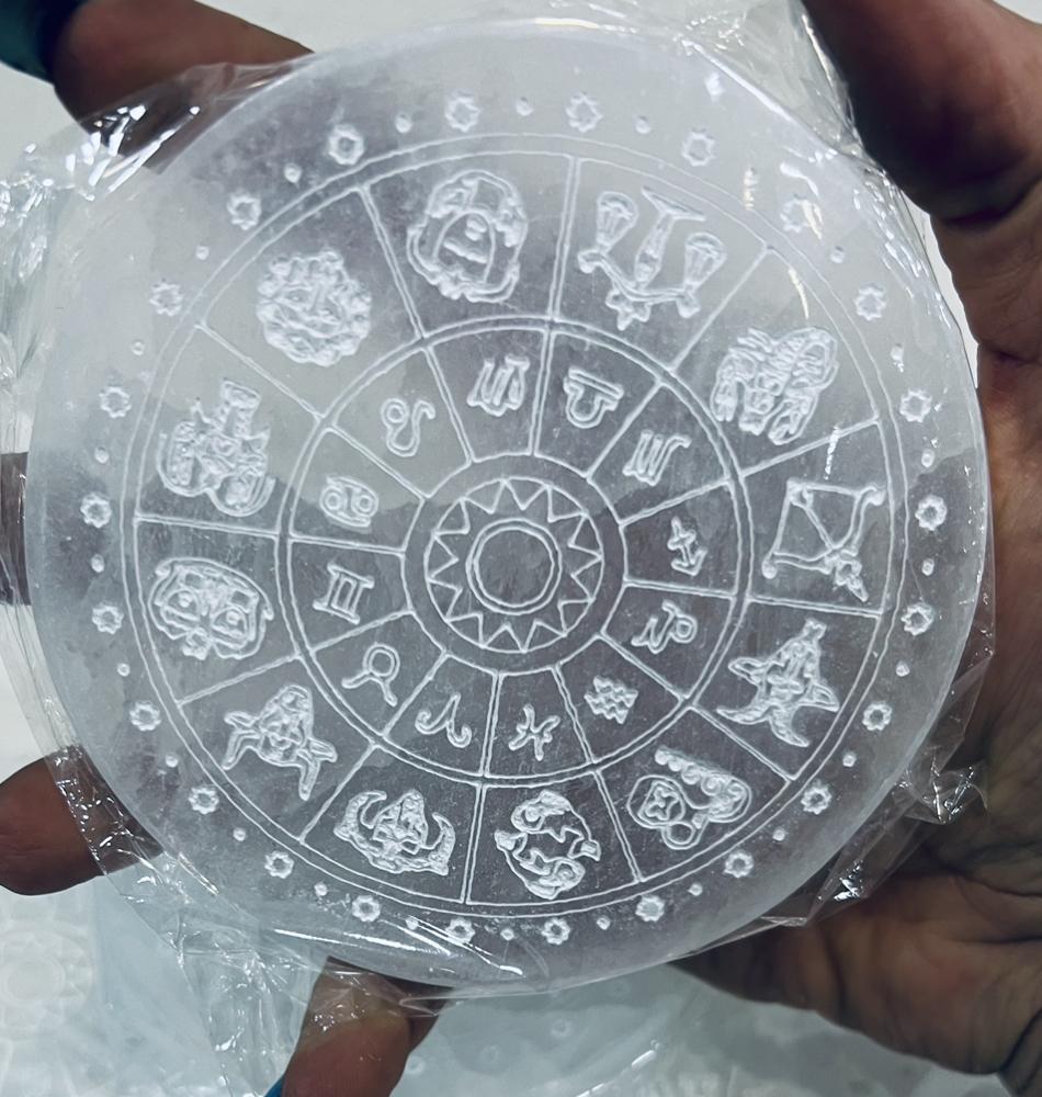 BASE SELENITE ZODIACO