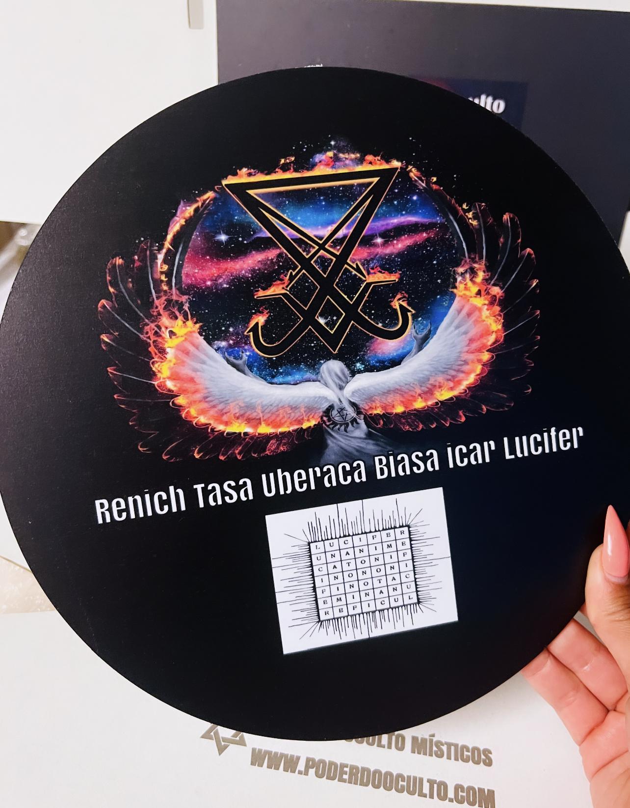 PLACA DEAMON LUCIFER 