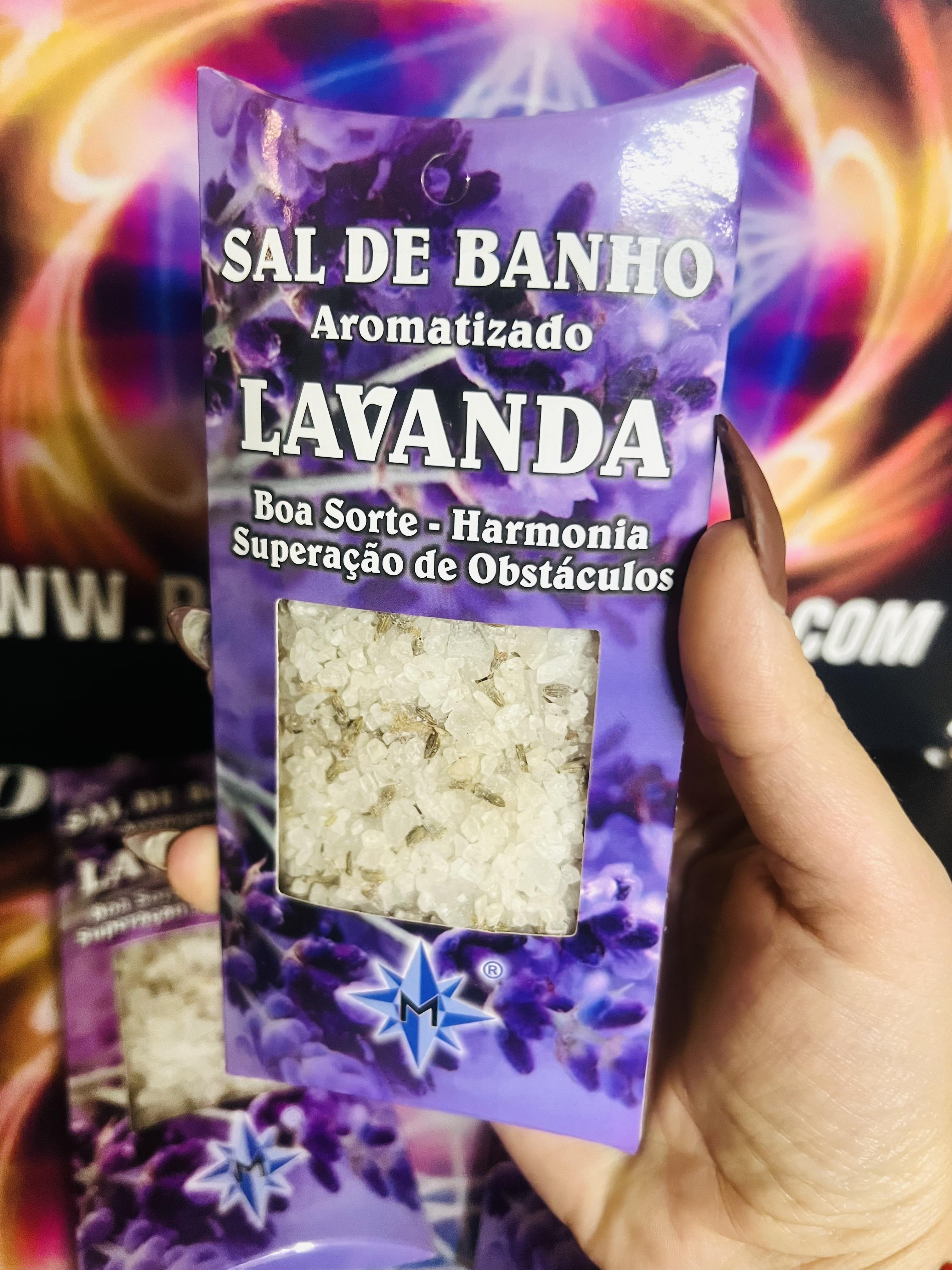 SAL E LAVANDA BOA SORTE MANDALA 