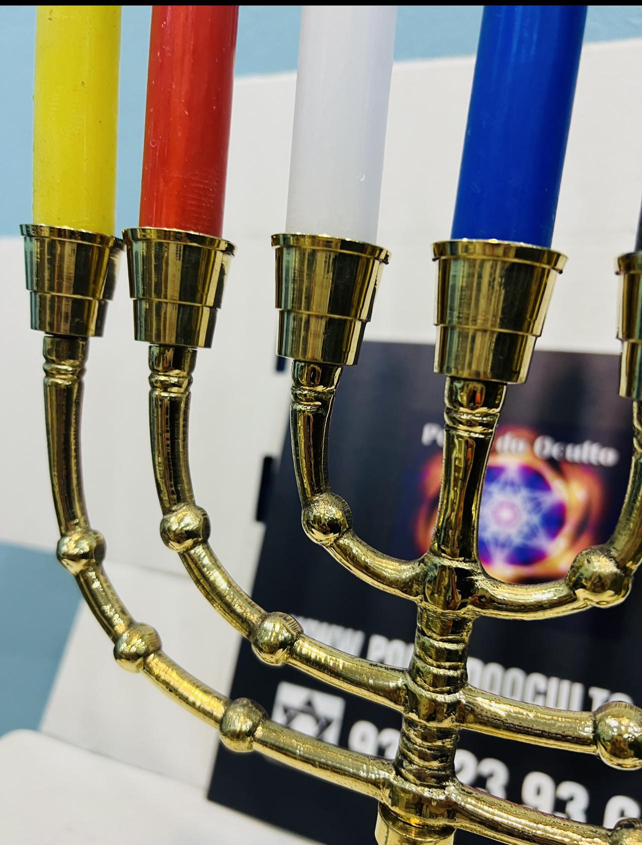 CANDELABRO 7 VELAS JUDAICO MENOR