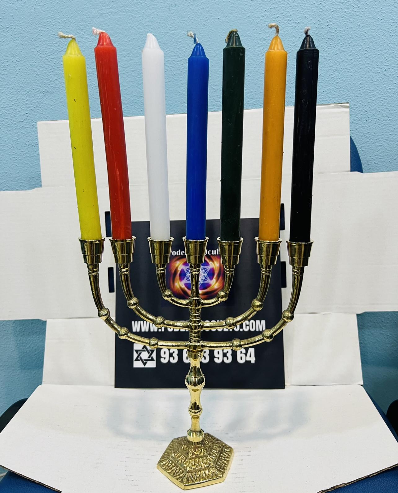 CANDELABRO 7 VELAS JUDAICO MENOR