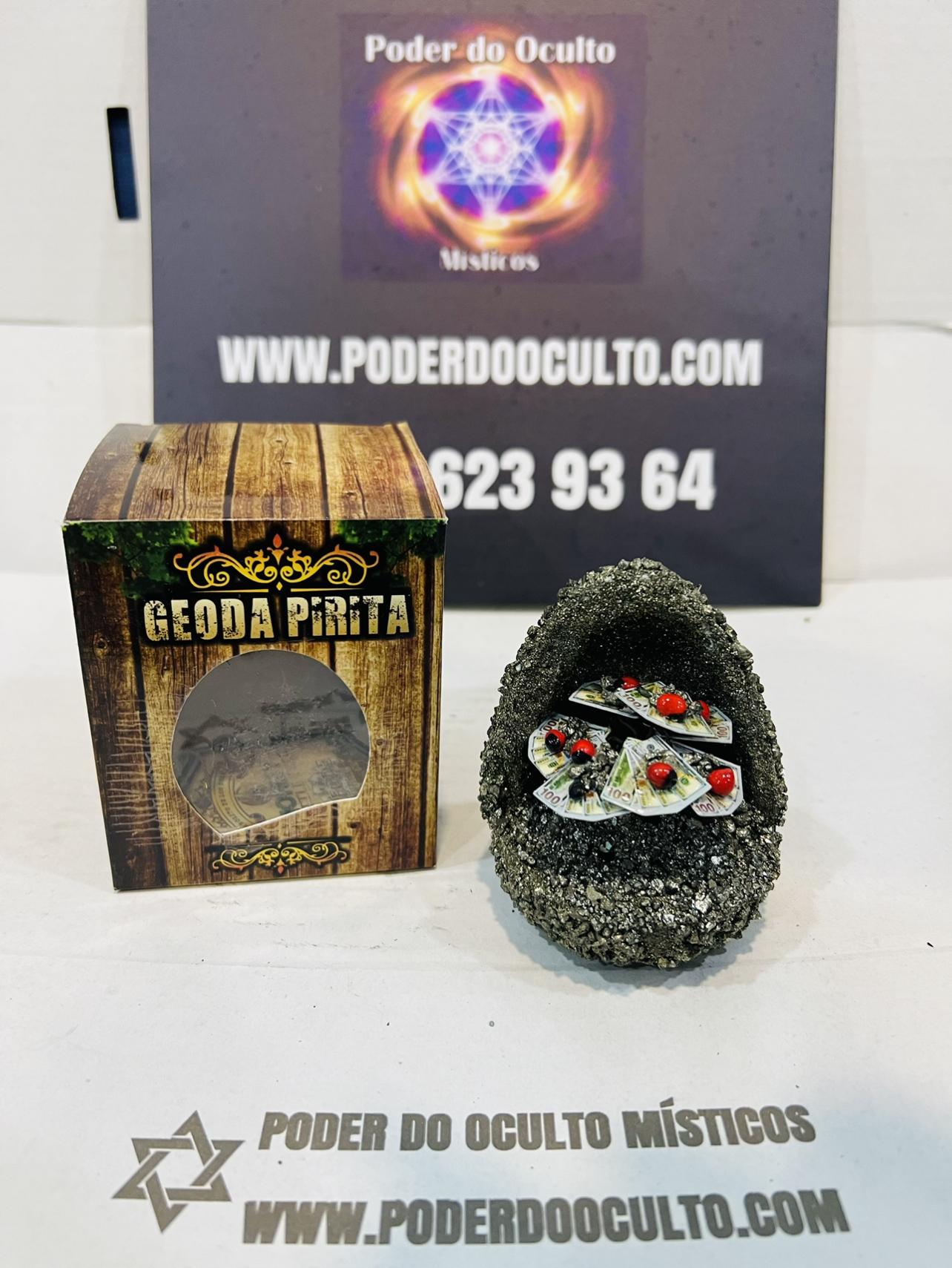 GEODA PIRITA COM RVORE FORTUNA 10CM