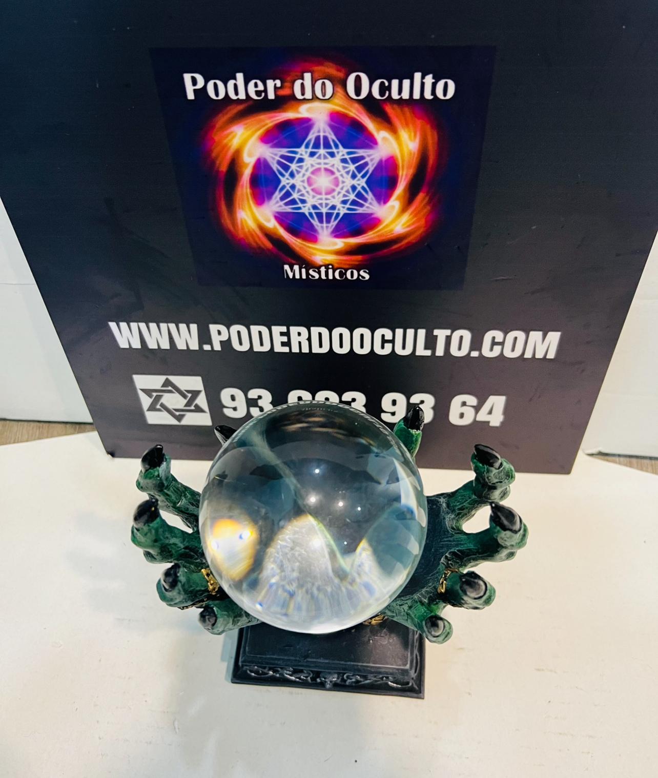 BOLA DE CRISTAL MO DE BRUXA 25CM