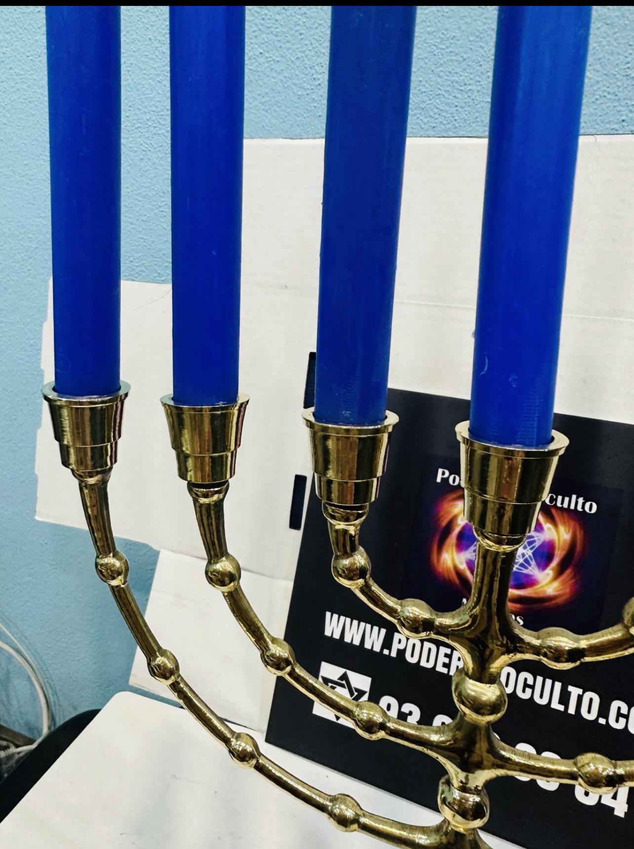 CANDELABRO 7 VELAS JUDAICO MENOR