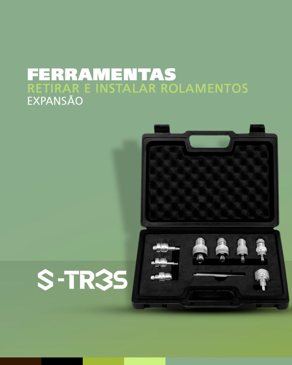 Retirar e Instalar Rolamentos Cegos - Ferramenta de Expansão, para Quadros de Bicicleta