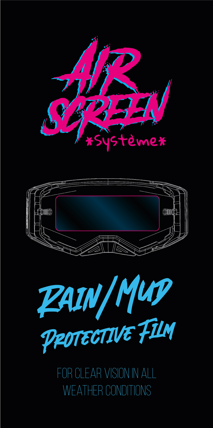 Airscreen MUD FILM 50mm - 1UN 