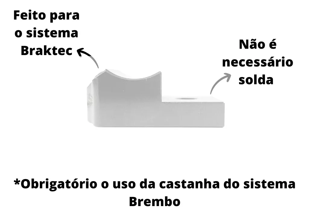 Reparo definitivo EMBR/TRAV BRAKTEC - Preto