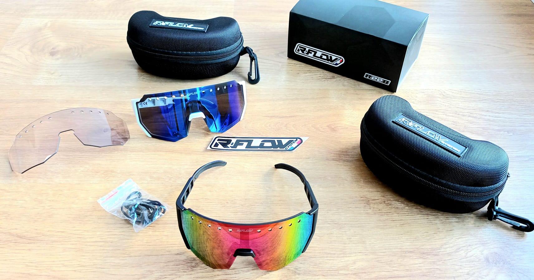 Óculos esportivos R-FLOW - Branco