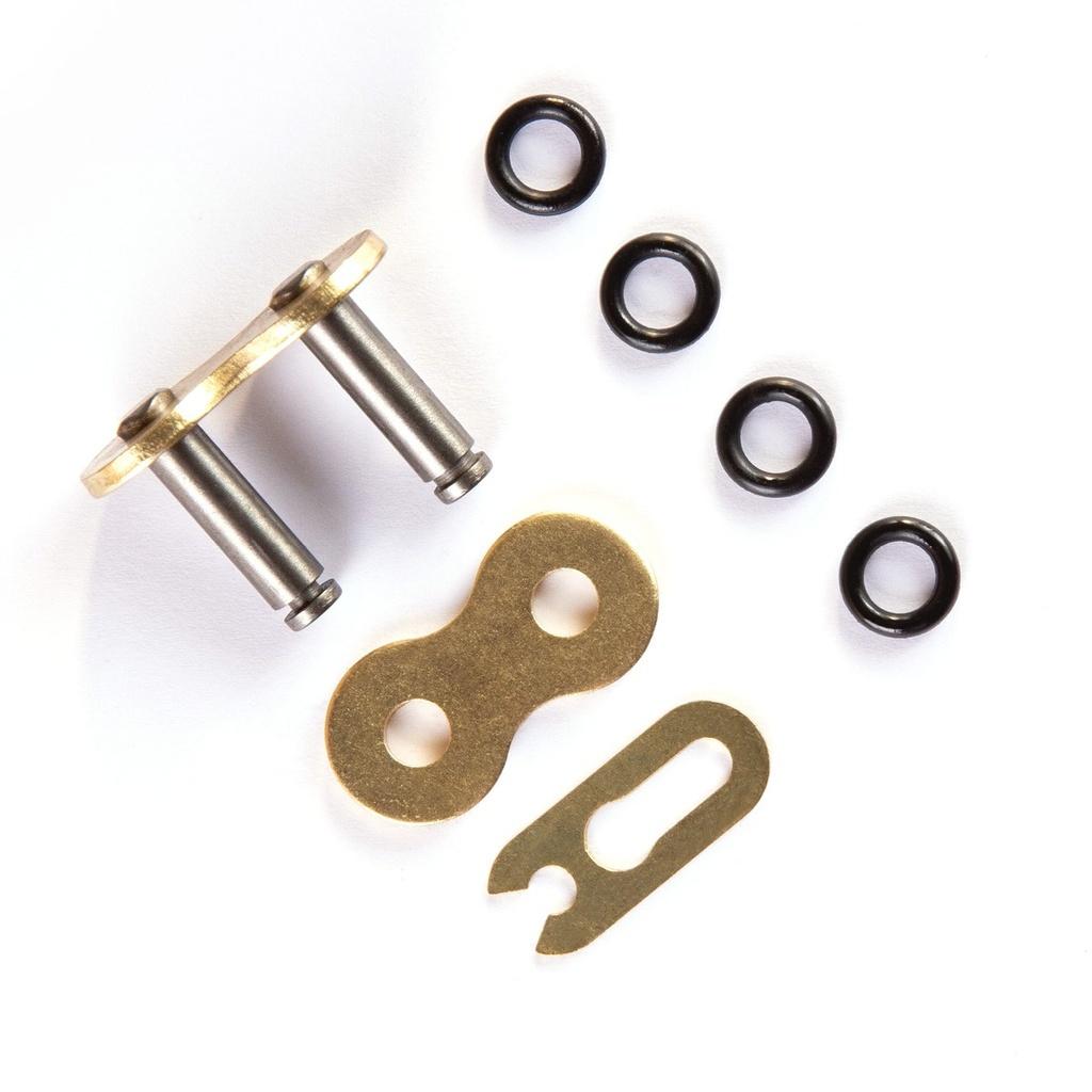 Emenda para corrente de motocicleta com O-rings