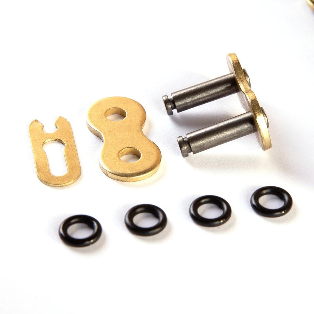 Emenda para corrente de motocicleta com O-rings