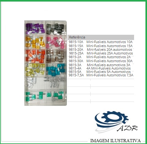 KIT MINI FUSIVEIS DIVERSOS