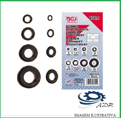 KIT PASSA CABOS BORRACHA