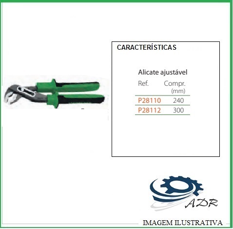 ALICATE AJUSTÁVEL