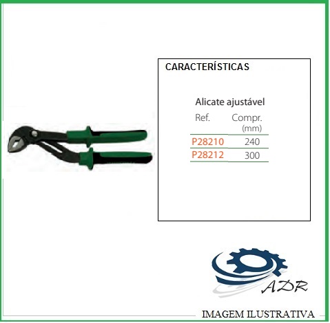 ALICATE AJUSTÁVEL