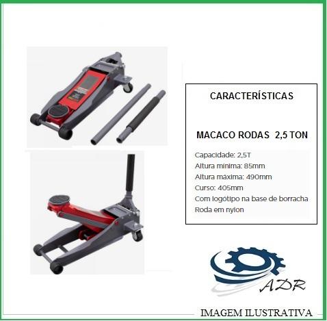 MACACO DE RODAS 2,5 TON
