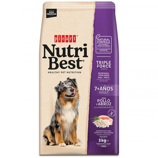 Picart Nutribest - High Premium - Dog - Senior - Chicken & Rice