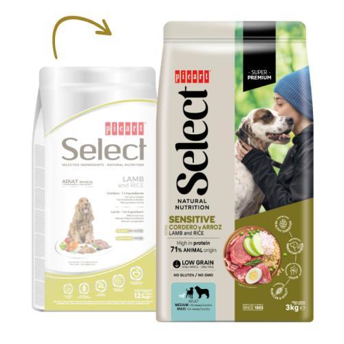 Picart Select - Cão - Adulto - Sensitive - Cordeiro e Arroz