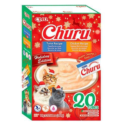Inaba - Churu - Gift Box Natal - Chicken & Tuna Recipe - 20x14g