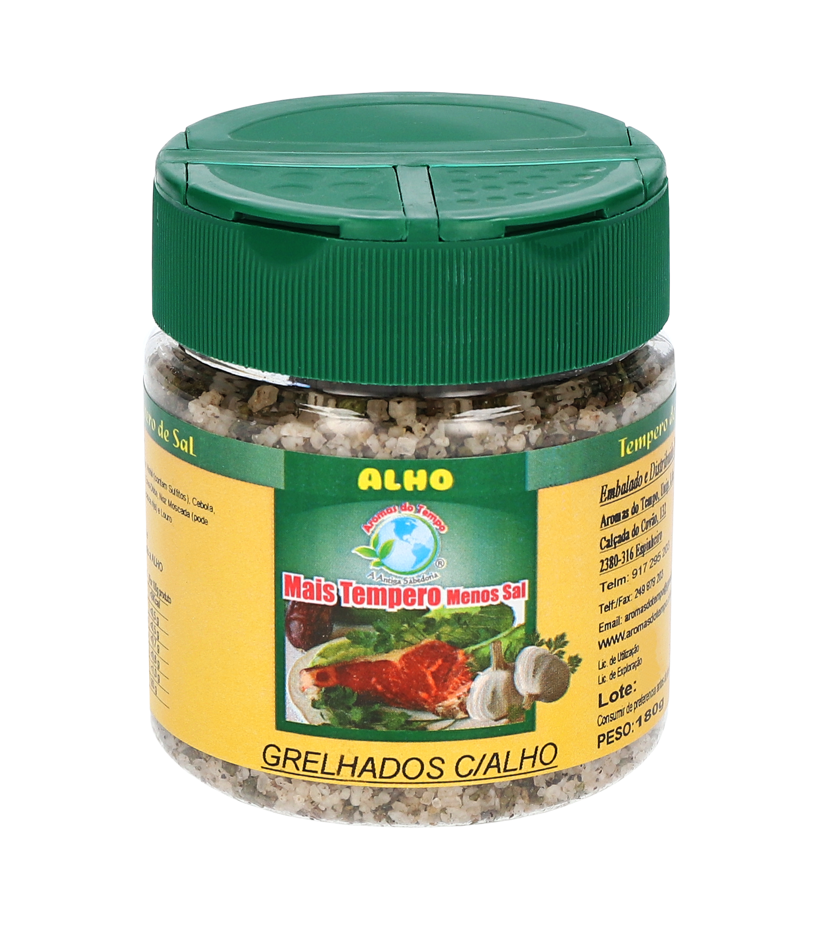 Tempero de Sal Alho Frasco 180g