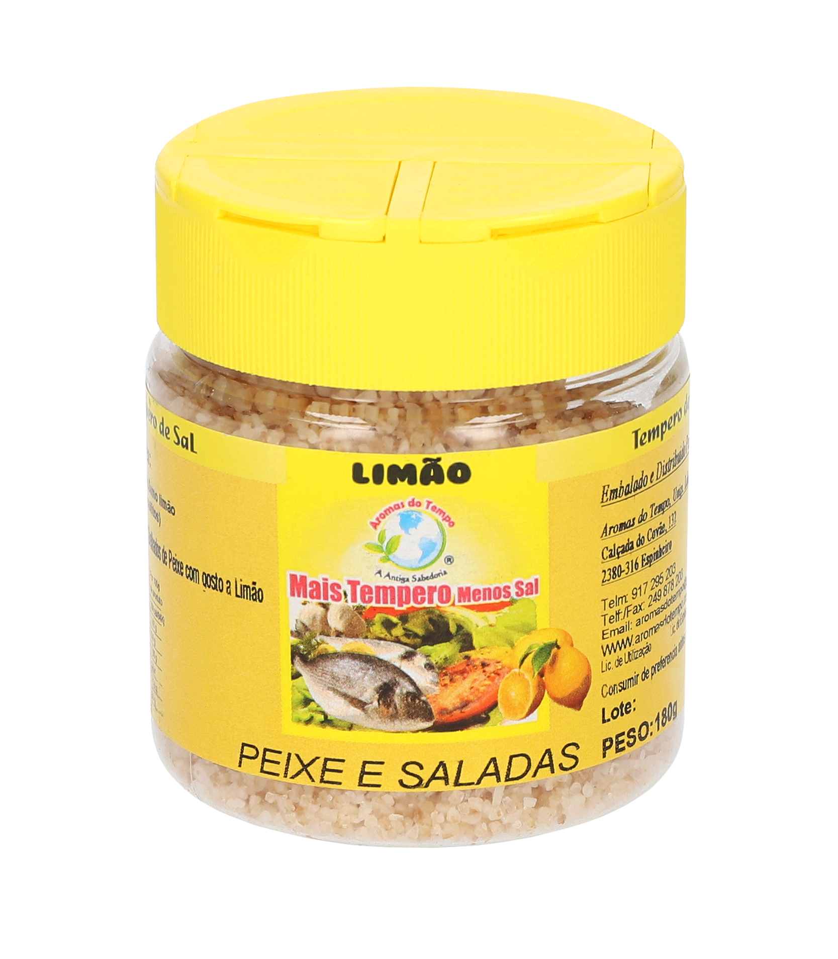 Tempero de Sal Limão Frasco 180g