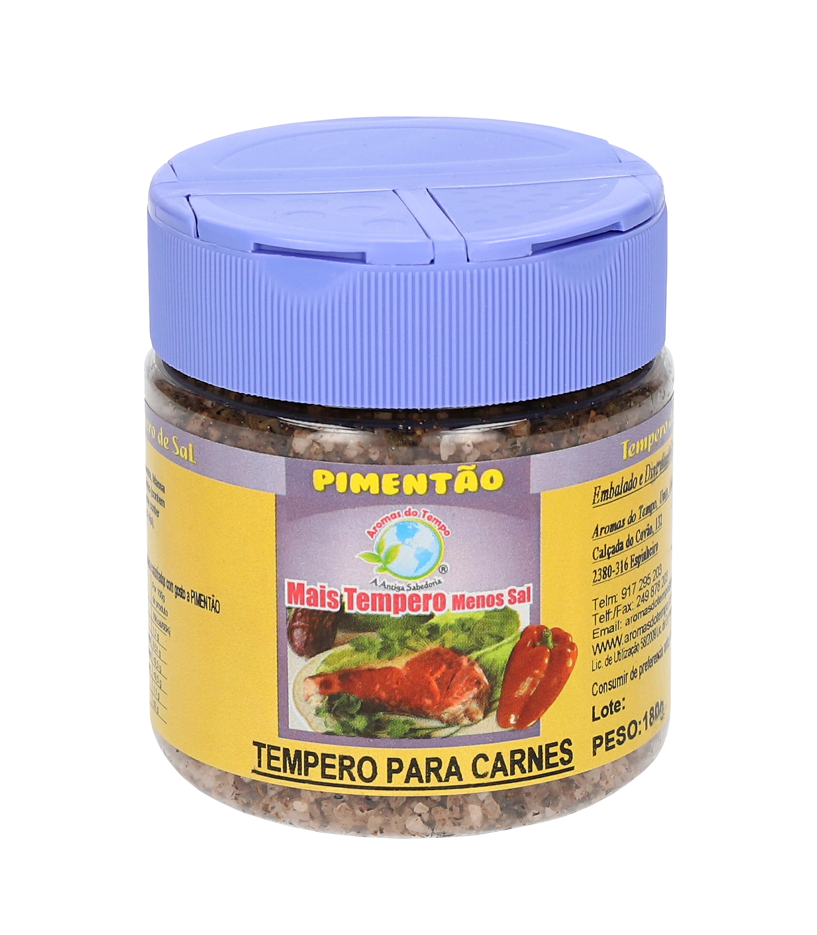 Tempero de Sal Pimentão Frasco 180g
