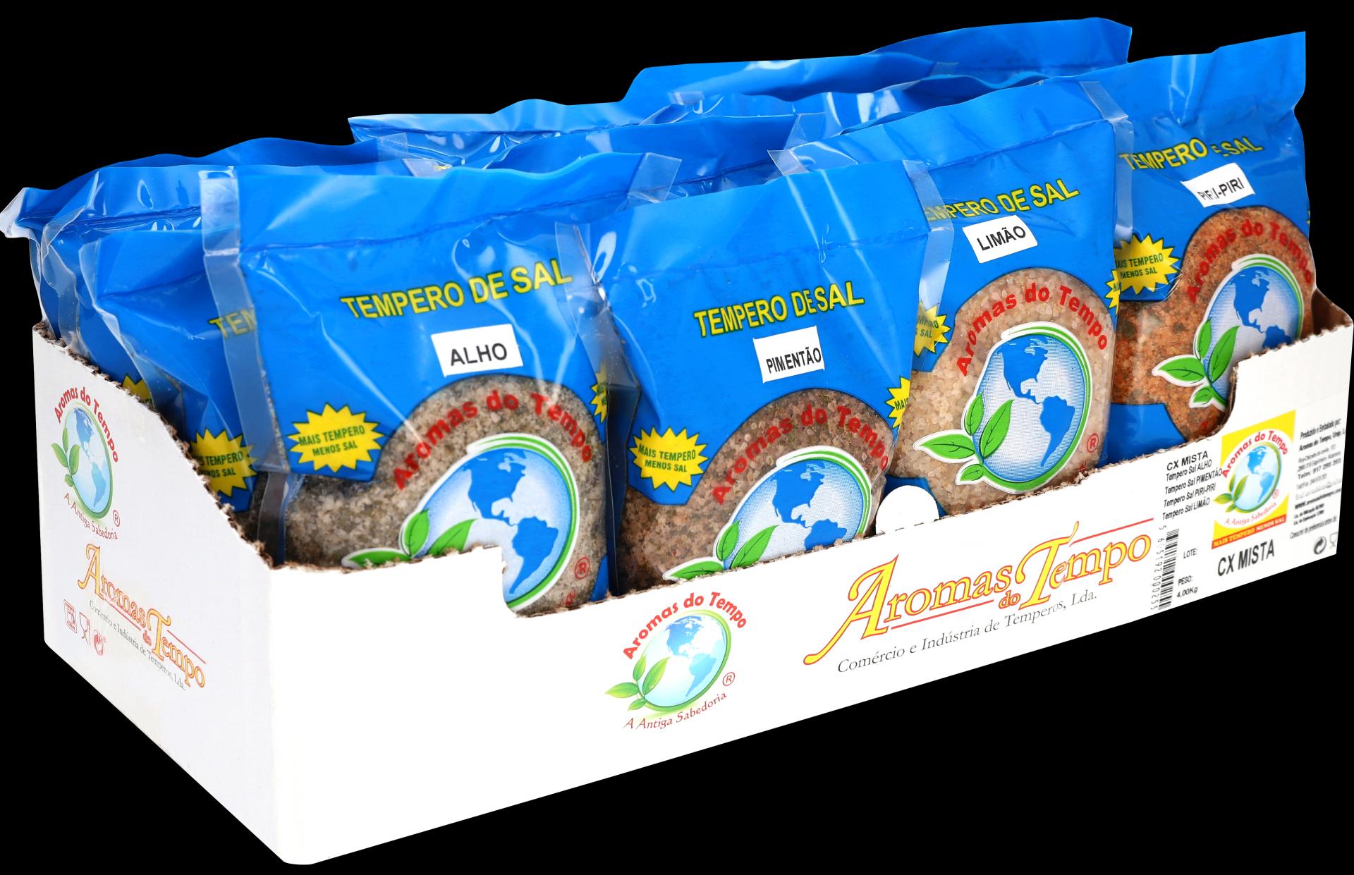 Cx Expositora Temp. Sal Mista Saco 16x250g