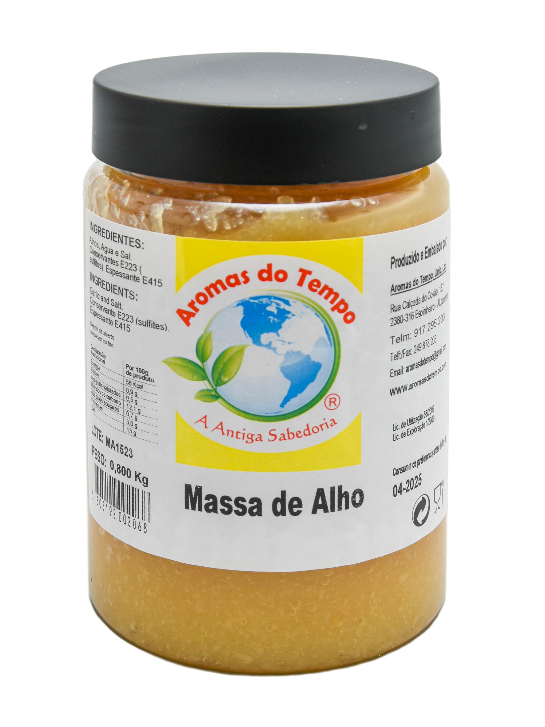 Massa de Alho 0,800kg