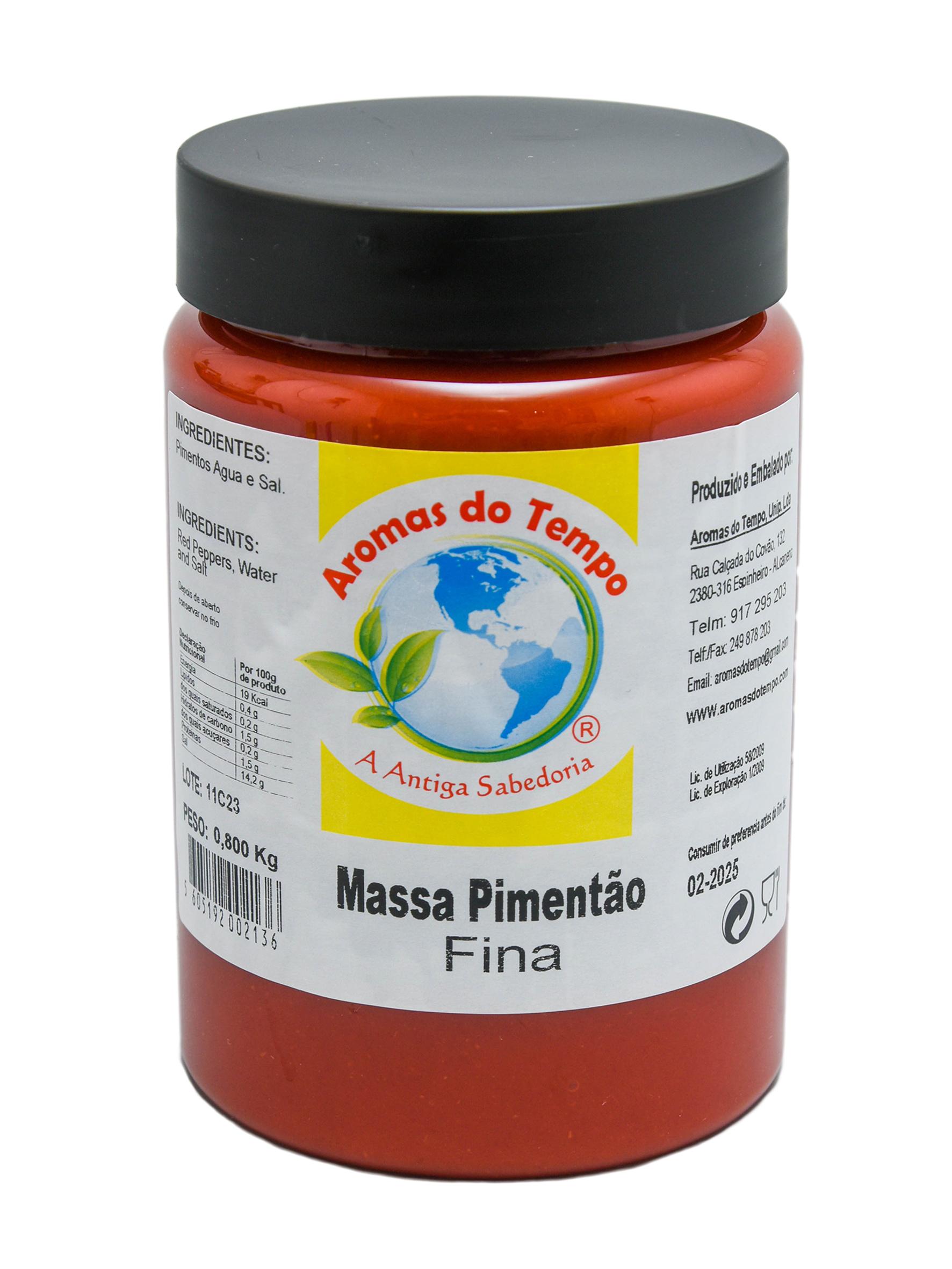 Massa Pimentão 0,800kg