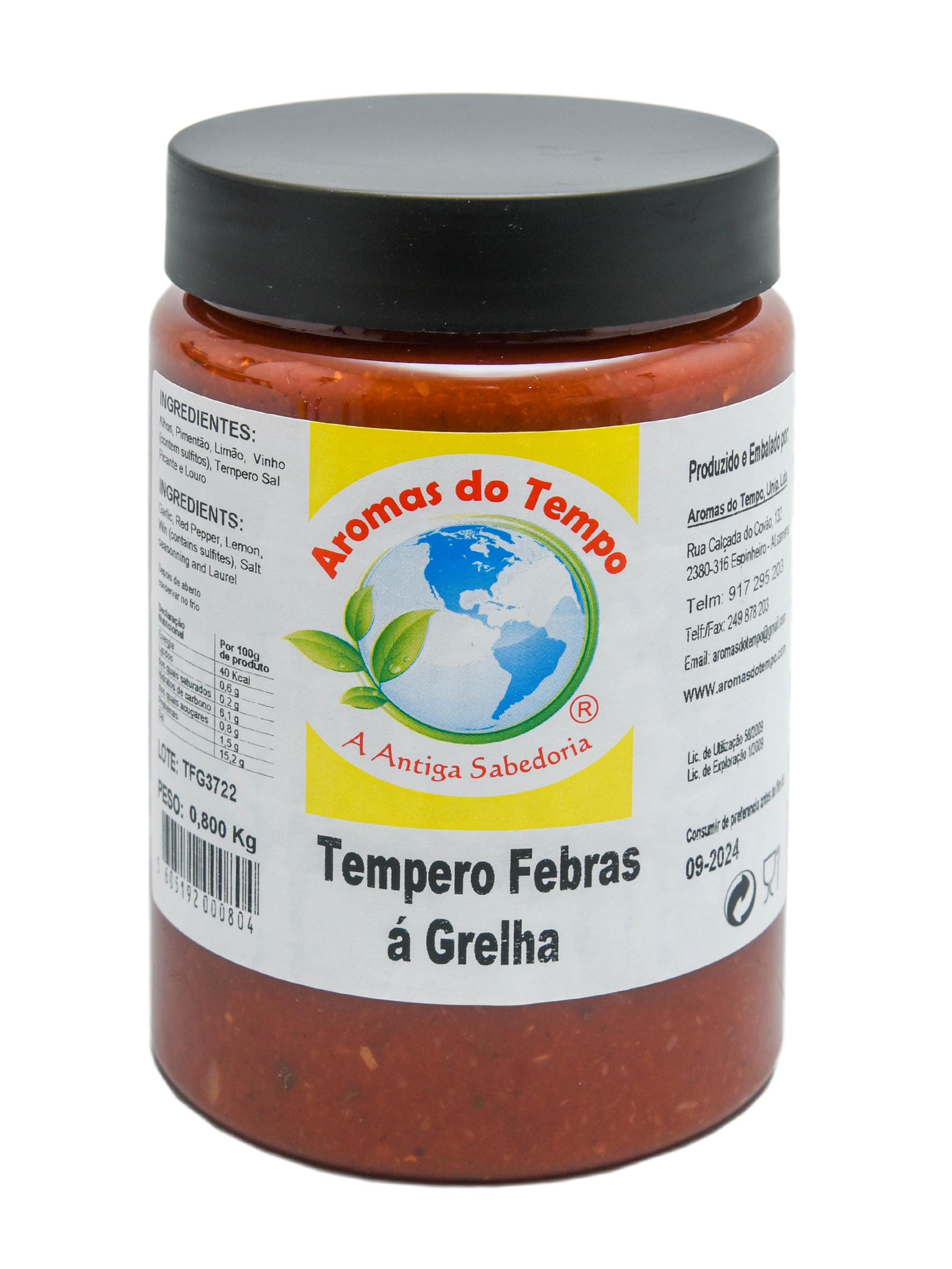 Tempero Febras à Grelha 0,800Kg