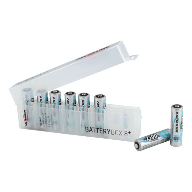 Caja Pilas ANSMANN (8 AAA / 8 AA) Expansível