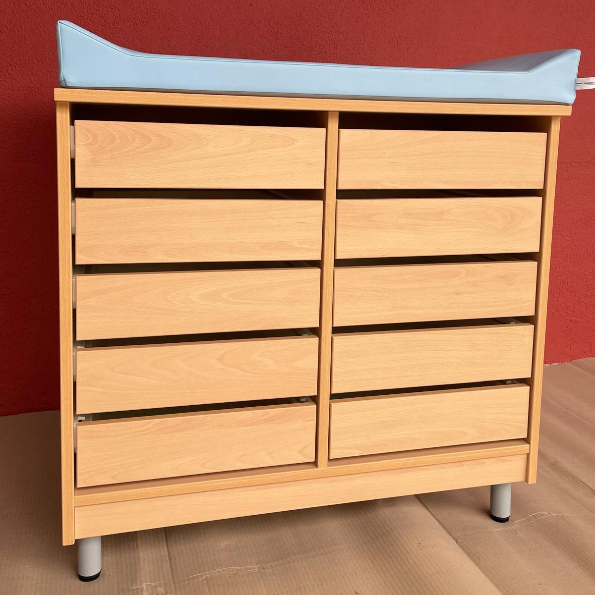 BANCA DE MUDA 10 GAVETAS