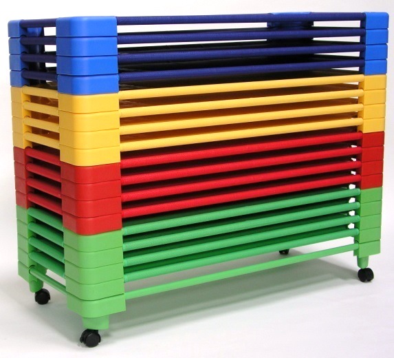 CATRE EMPILHÁVEL 133/58/12CM-AZUL TW S/CAPA