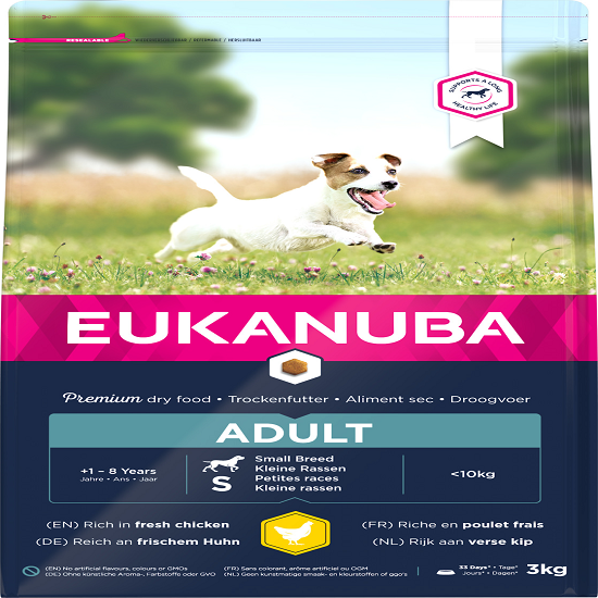 EUKANUBA DOG ADULT SMALL BREED CHICKEN 3KG