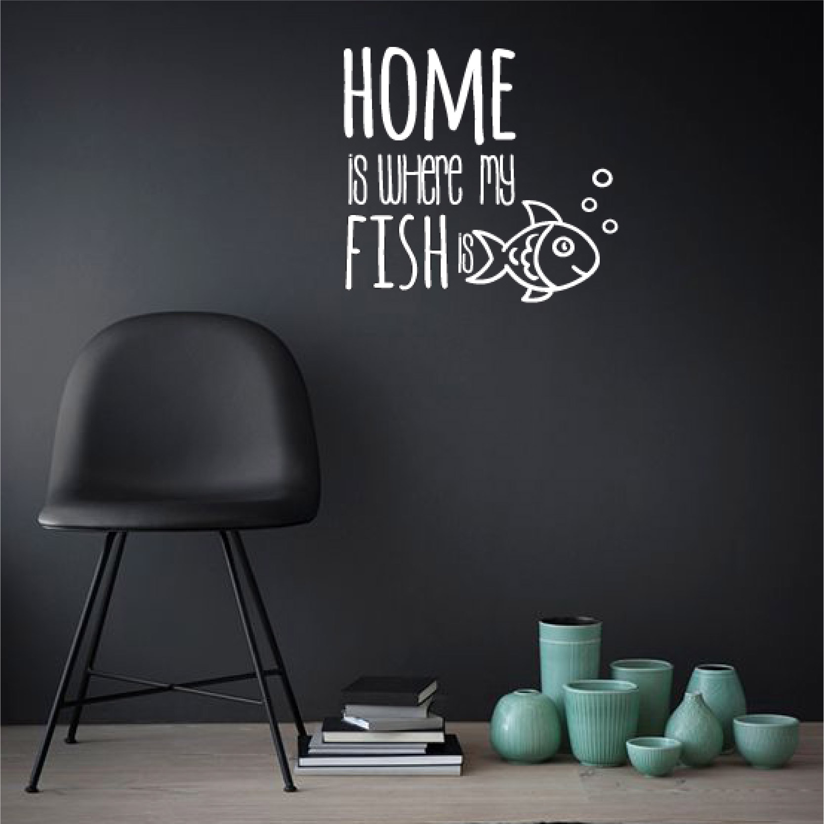 Home is where my fish is - branco