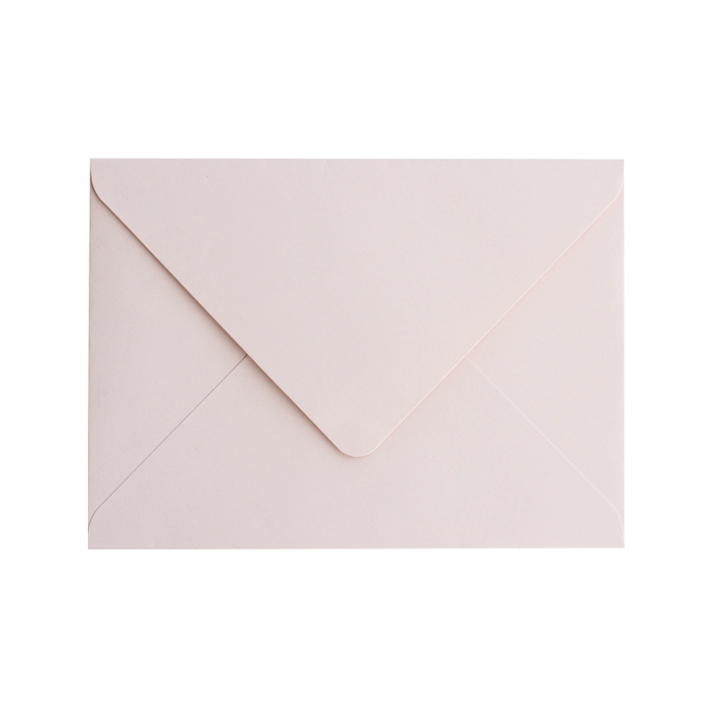 Envelope Pala em bico, rosa suave - Sem Liner / 1