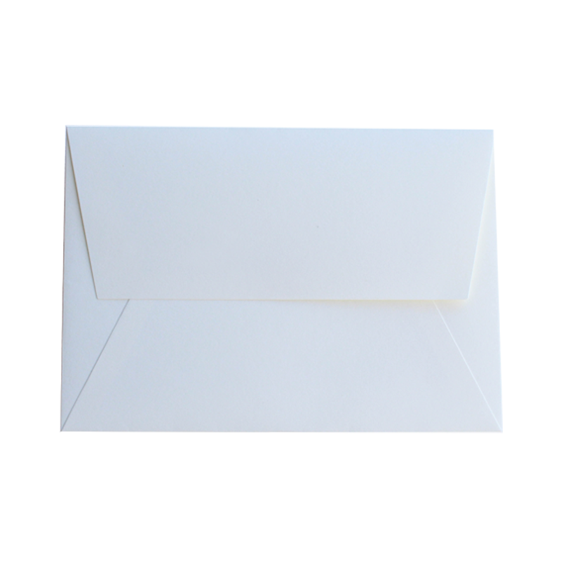 Envelope Pala recta, Branco natural - sem liner / 1