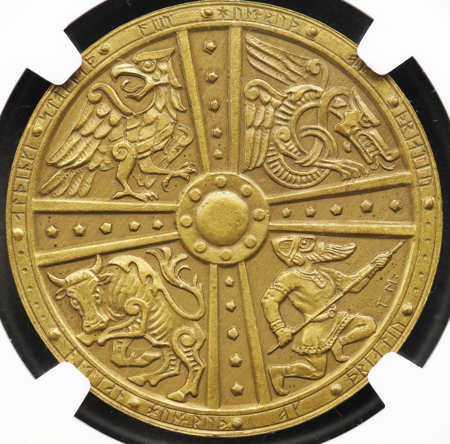 Islândia 2 Kronur 1930 Bronze NGC MS64
