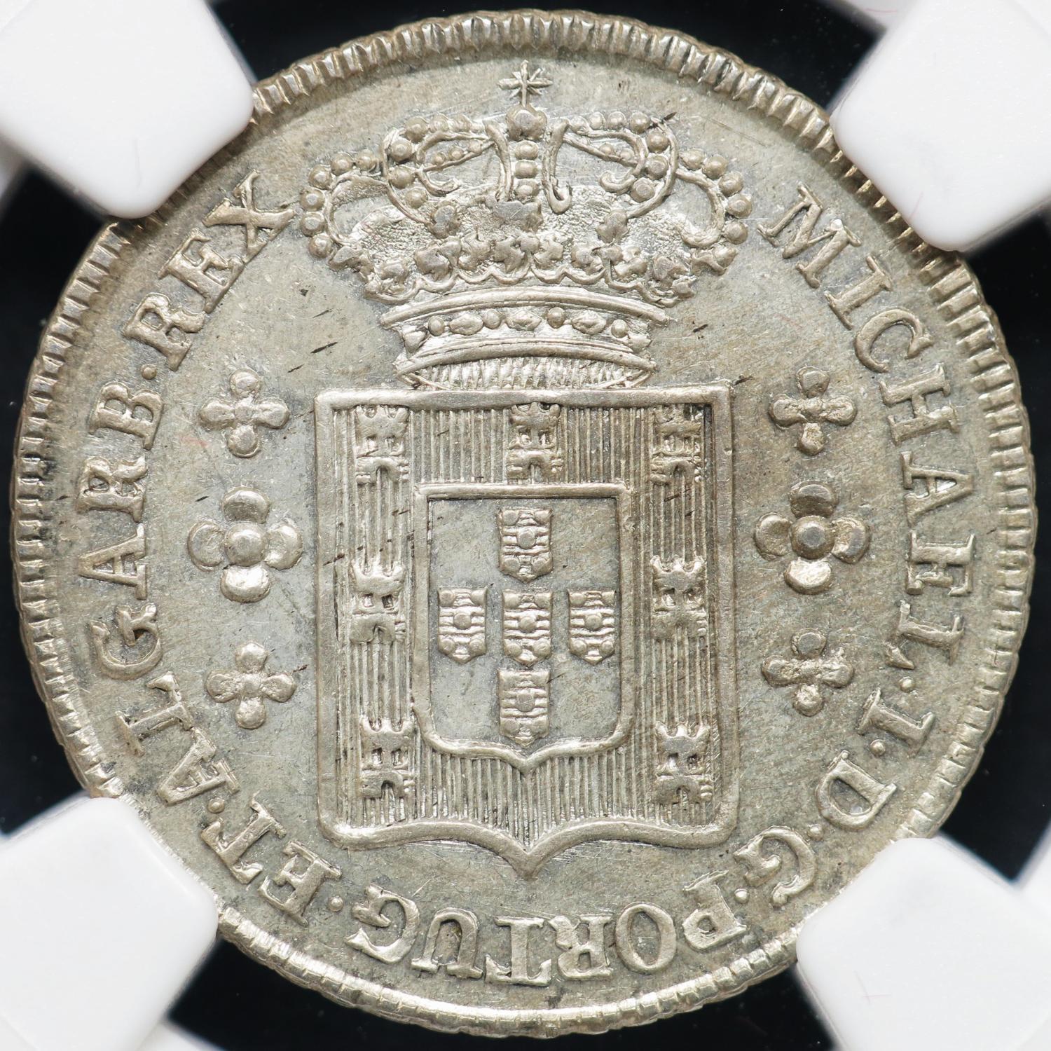 D. Miguel I 6 Vinténs (120 Réis) NGC MS65