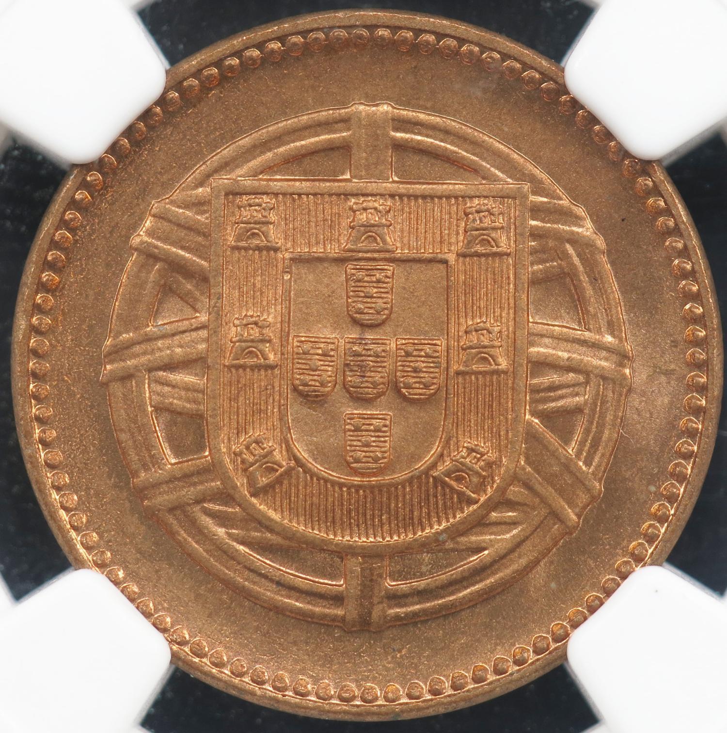 2 Centavos 1921 Bronze NGC MS 65 RD