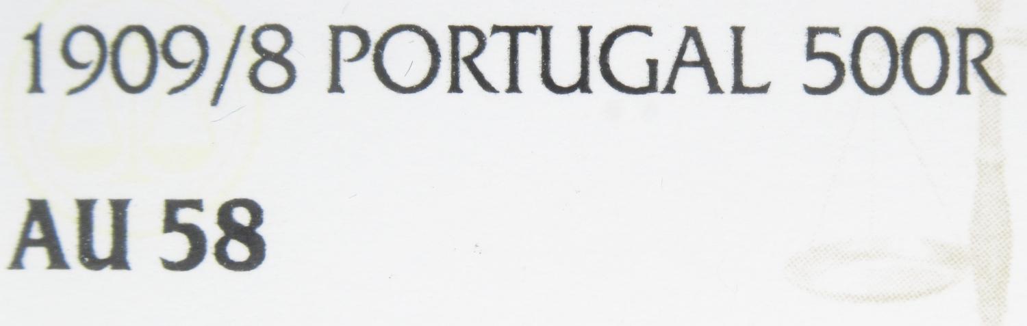 D. Manuel II 500 Réis 1909/8 AU58